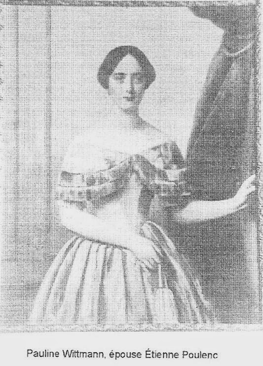 Pauline Wittmann épouse d'Etienne Poulenc